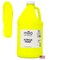milo Fluorescent Yellow Neon Acrylic Paint | 64 oz Bottle Half Gallon | Glows UV in Black Light | Non-Toxic Made in USA | Bulk Art Paint for Party, Student, Classroom, Artist